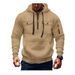 Autumn And Winter Men's Sweatshirt Multi Pocket Hooded Long Sleeved Plus Velvet Jacket Tops Casual Sports_viptrois.com