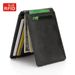 Men’s Bags Simple Men's Dollar Clip Wallet New Pu Leather RFID Anti Theft Card Holder Business Men's Wallet Card Holder_viptrois.com