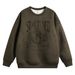 Heavy Suede Sweater Men's New Autumn Trendy Brand Ruffian Handsome American Burned Flower Loose Coat_viptrois.com
