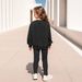 Mother & Kids INS Girls 2 Piece Set & Love Butterfly Print Long Sleeved Sweatshirt Leggings Outdoor Leisure Sports_viptrois.com