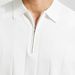 Men's Business Casual Lapel Polo Shirt White Summer Ice Silk Breathable Knit Short Sleeve T-Shirt_viptrois.com