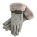 Women's Gloves New Women's Winter Gloves For Cycling, Warm, Plush, Electric Bikes, Cashmere, Winter Ladies' Cycling And Driving, Touch Screen_viptrois.com