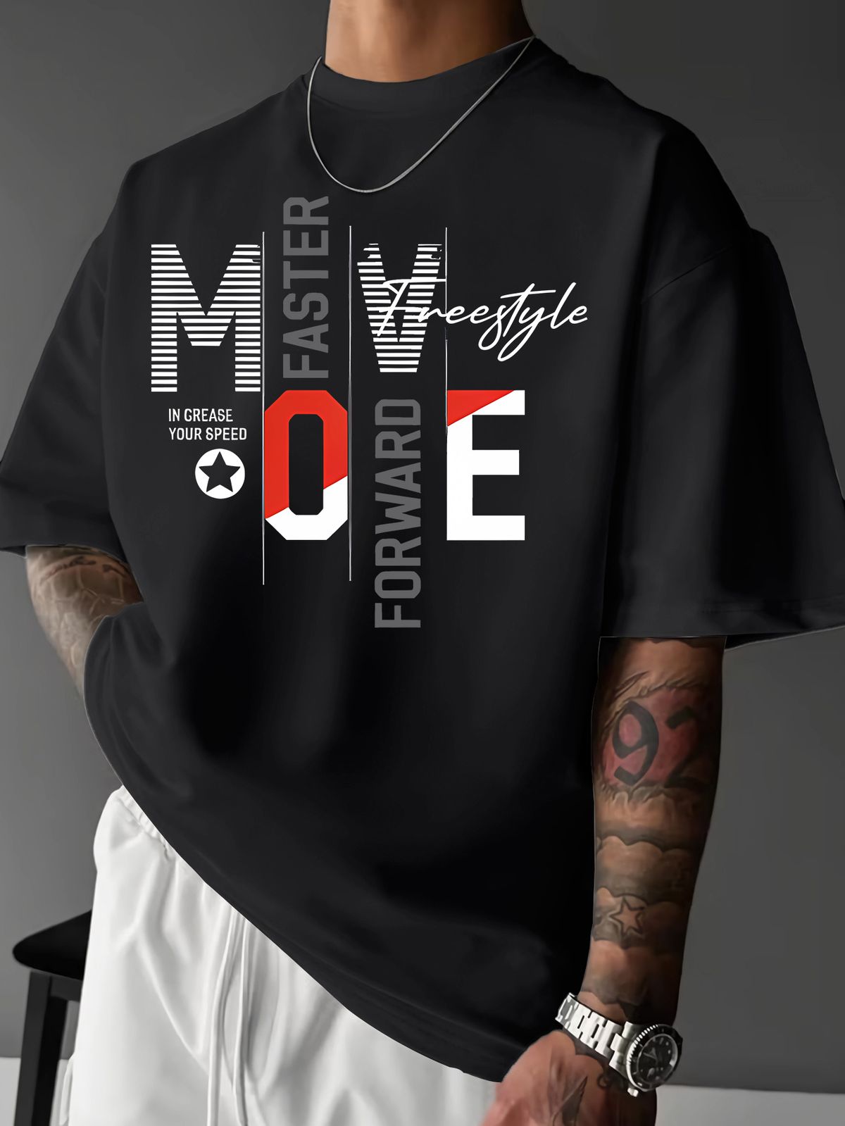 Maglietta Uomo 100% Cotone 180g Collo Tondo Streetwear Moda Nuova Stagione Estiva Vestibilità Regolare_viptrois.com