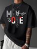 Maglietta Uomo 100% Cotone 180g Collo Tondo Streetwear Moda Nuova Stagione Estiva Vestibilità Regolare_viptrois.com