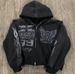 Men's Clothing Street Hip Hop Star Girl Print Black Zipper Hoodie Jacket Sweatshirt_viptrois.com
