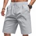 Premium Products New Summer Men's Skin Friendly, Breathable Drawstring, Loose Squat, Jogging, Casual Five Quarter Shorts_viptrois.com