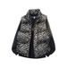 Jacquard Stand-up Collar Cotton-padded Jacket Camouflage Vest Men's Autumn And Winter 2025 New Sleeveless Vest Cotton Jacket Personalized Vest Jacket_viptrois.com
