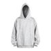 Men's Hooded Sweatshirt Winter Casual Pullover Fleece Lined Big & Tall Solid Color Streetwear Hoodie_viptrois.com