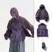 Men's Outdoor Waterproof Hiking Jacket With Detachable Inner Layer Reflective Design, Lightweight Sun Protection Hoodie (Purple Dusk Gray Sand )_viptrois.com
