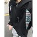 American Cleanfit Stiff Hooded Sweater Men's Trendy Brand Design Sense Ethnic Style Splicing High-necked Ruffian Handsome Jumper_viptrois.com