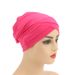 high quality modal forehead cross turban hat high elastic solid color adult pullover bottom elastic hat_viptrois.com