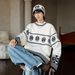 Pure American Retro Color-Block Jacquard Knit Unisex Cleanfit Couple Sweater Lazy Style Coat Trendy_viptrois.com