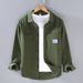 Workwear Shirt Style Jacket Men's Spring And Autumn Casual Shirt Fashionable And Cool Youth Shirt Men_viptrois.com