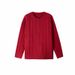 Autumn And Winter Fried Dough Twists Long Sleeve Sweater Men's Solid Knit Sweater Couple's Sweater_viptrois.com