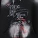 Dark Style Fuzzy Print Cardigan Sweatshirt Men's Punk Tie-Dye Spray Paint Distressed Hooded Loose Jacket_viptrois.com