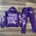 2025 Sweatshirt YOUNG Star Hoodie Set Sports Versatile Top Pants New Arrival_viptrois.com