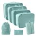 Seven Piece Storage Bag Clothes Storage Bag Portable Large Capacity Suitcase Classification Storage Clothing Bag Travel_viptrois.com