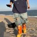 Men's Clothing FashionThin Wide Leg Loose Handsome Shorts Men's High Street Knee Ripped Washed Jeans_viptrois.com