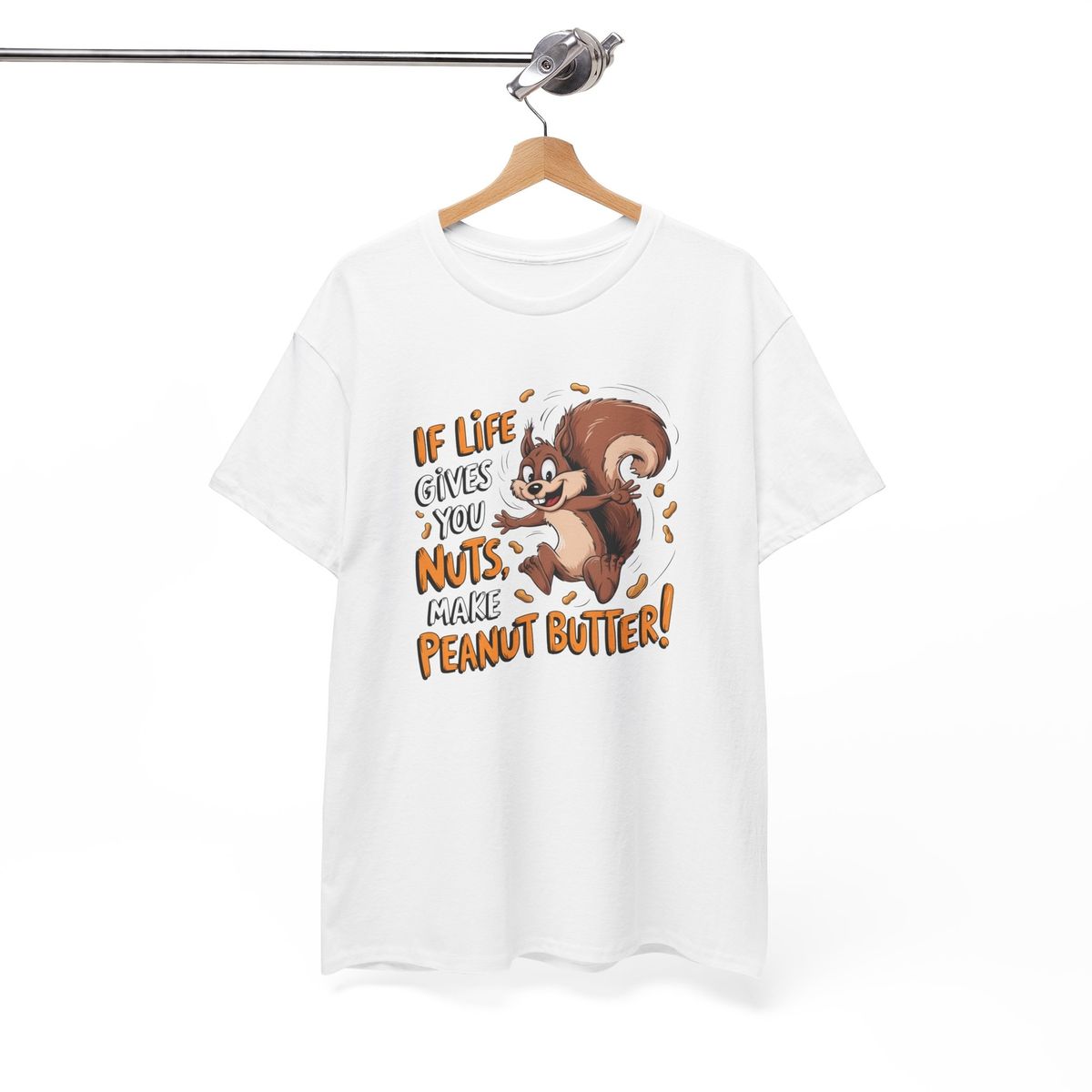 Squirrel Joke T-Shirt Mens Womens Tees Top - Perfect Tee For Those Who Love A Good Laugh_viptrois.com