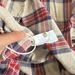 Original Genuine MADNESS Shawn Yue Same Style Patchwork Denim Washed Distressed Heavyweight Plaid Long_viptrois.com