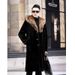 Men's Clothing Men's Winter Fur Coat, Hooded Long Imitation Mink Fur Loose Casual Warm Fur Coat_viptrois.com