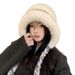 Plush fur to show off face, small autumn and winter big head circumference, warm Lei Feng cute children's straps, ear_viptrois.com