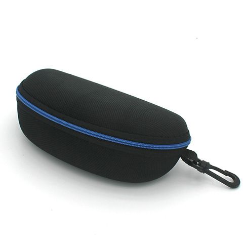 Unisex Sunglasses Case Eva Zipper Bag Large Compression Sunglasses Case Hook Black Glasses Case Portable_viptrois.com