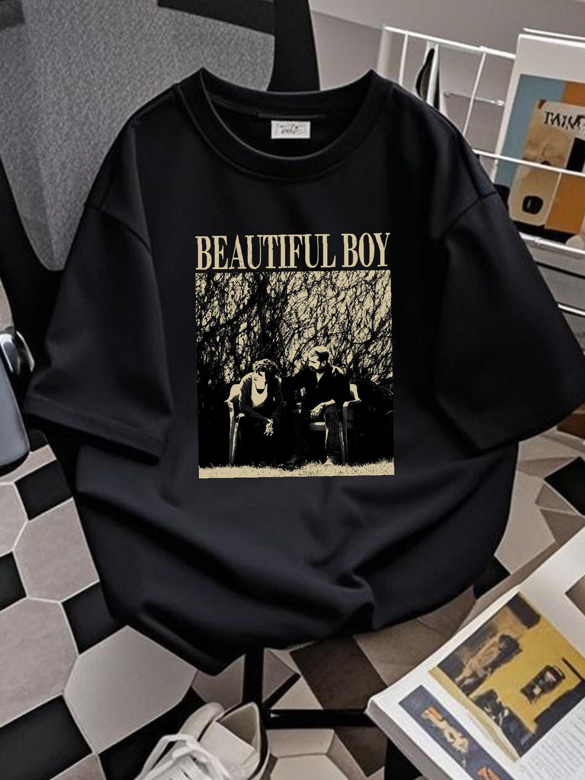 Beautiful Boy T Shirt Movie Vintage Retro Classic Couples Comfortable Soft Designer Clothes Fashion Unisex Homme Stylish Stretched Summer_viptrois.com