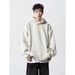 Loose Couple Jacket, American Sports Hoodie, Men's Button Up Stiff Hooded Sweatshirt_viptrois.com