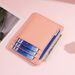Card Holder Purse Wallets Pu Card Bag Thin Multi-card Simple Card Bag Double-sided Bank Card Cover_viptrois.com