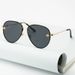 VOOTHOST Classic Brand Designer Pilot Sunglasses Women Men Vintage Driving Small Bee Mirror Sun Glasses For Female With Leather Glasses Case F0118_viptrois.com