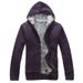 Loom Winter With Fleece Lining, Thickened Sweater For Youth, Hooded Casual Knitted Cardigan, Trendy Men's Jacket_viptrois.com