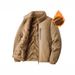 2025 New Double-sided Fleece Fleece Jacket With Warm Quality And Soft Stand-up Collar Men's Jacket For Young And Middle-aged People_viptrois.com