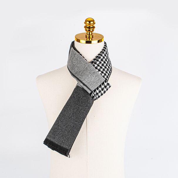 Unisex scarf men's winter versatile gift for elders soft glutinous cashmere-like scarf men's high-end business scarf men_viptrois.com
