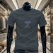 Trendy Motorcycle Printed Loose Short Sleeved Summer American High-end Trend Versatile Pure Cotton Men's T-shirt_viptrois.com