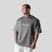 Men's Clothing LYFT 210G pure cotton sports casual T shirt spring and summer round neck running loose short sleeved fitness training top_viptrois.com