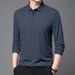 Nordmann Live Streaming Hot Polo Long Sleeve T-Shirt Spring Autumn Men's Fashion Casual Turn-Down Collar Letter Base Shirt_viptrois.com