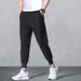 Minimalist Plus Size Casual Long Sports Spring Summer Loose Korean Style Trendy Men's Cropped Pants_viptrois.com