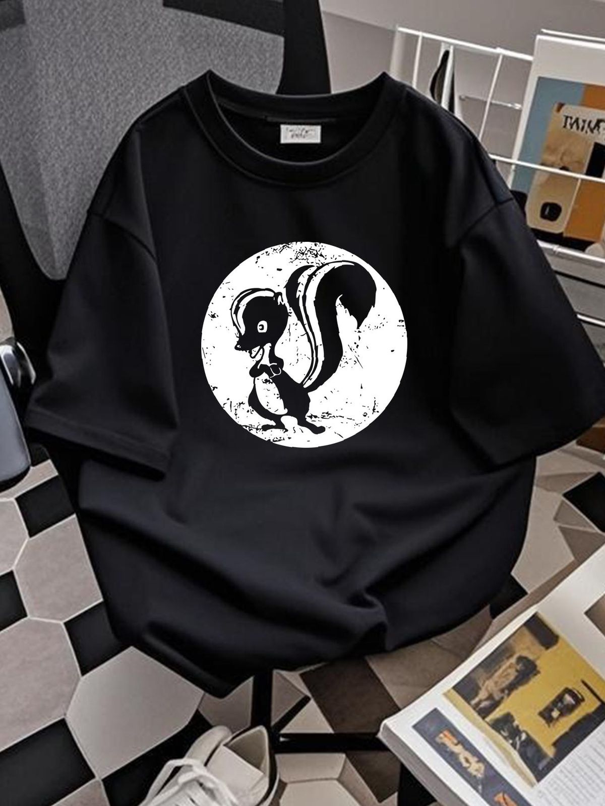 Skunk Works Project Retro T Shirt Tee Shirts 100% Ring Spun Cotton Gift New Fashion Graphic Stretched Slightly Comfortable Stylish Breathable_viptrois.com