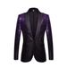 Man's clothing Men's suit gradient sequin costume Singer stage top Annual fashion suit jacket_viptrois.com