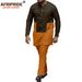 Men's clothing African men color casual two-piece set_viptrois.com