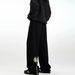 Classic Straight-Leg Black Jeans With Embroidered Detailing – Comfortable Cotton Denim Pants For Everyday Wear_viptrois.com