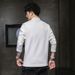 Double Sided Velvet Hoodie Men's Long Sleeved T-Shirt Base Shirt Solid Color Round Neck Trendy Knitted Sweater 846_viptrois.com