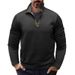 Cross-border Autumn And Winter New Foreign Trade Men's Long-sleeved Stand-up Neck Sweater European And American Large-size Men's Zipper Henry Casual_viptrois.com