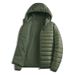 Men's Winter Warm Hooded Puffer Jacket - Windproof Waterproof Lightweight Quilted Coat For Outdoor Sports & Casual Wear_viptrois.com