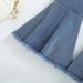 Children's Spring And Autumn Dress Girls Denim Suit With Coat Denim Flare Pants_viptrois.com