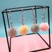 Bag Charm Fur Ball Keychain Candy Color Cute Bag Pendant Creative Small Gift Plush Car Keychain Cartoon Accessories_viptrois.com