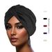 New thickened elastic headscarf hat ethnic style cross twist hat fashionable and versatile headscarf warm hat_viptrois.com