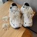 Lace Bow Shoelace Buckle High Grade Small Fragrance Style Shoe Decoration Buckle Girl Small Leather Shoe Accessories_viptrois.com
