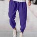 Men's Summer Casual Loose Fit Breathable Drawstring Joggers With Multiple Pockets In 14 Colors Relaxed Fit With Versatile Cuff_viptrois.com